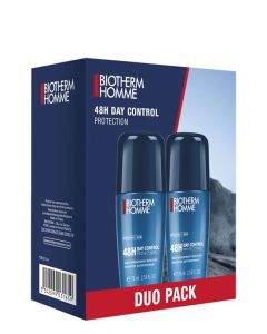 Biotherm Homme Day Control 48H Roll on Duo Pack, 2x 75 ml.