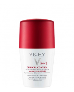 Vichy Clinical Control Deo Roll-on Antiperspirant 96h, 50 ml.